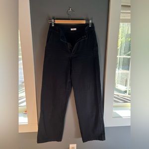 TNA Aritzia Black Effortless Pants